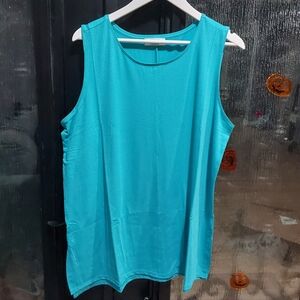Zenana Outfitters Turquoise Tank Top